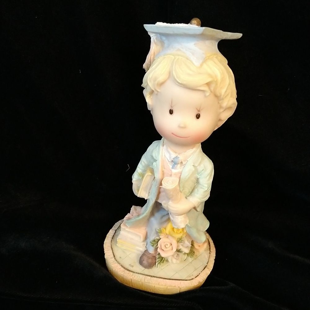 3 For $12 Sale! Boy Graduate Figurine